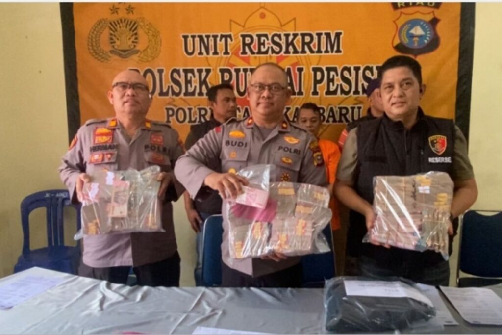 Kepolisian Sektor (Polsek) Rumbai berhasil menangkap pelaku