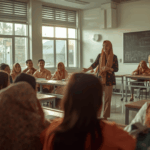 Diskusi aktif di kelas modern Indonesia
