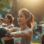 Olahraga pagi di taman untuk meningkatkan metabolisme tubuh secara alami